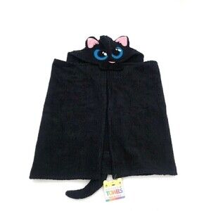 Hooded Towels Black Cat size Infant/Toddler